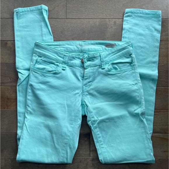 MAVI skinny turquoise jeans - Picture 2 of 3